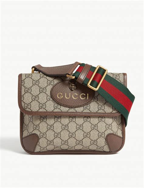 gucci messenger bag saks|gucci messenger bag men sale.